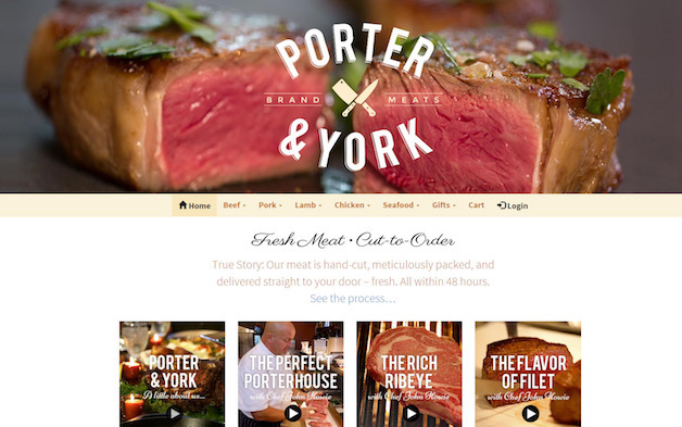 Porter And York Woocommerce Design Example